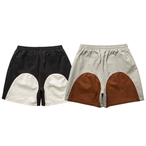 Shorts en molleton français pour homme, coupe décontractée, couleur unie, écologiques, streetwear décontracté, été, unisexe, bas de tenue respirant, vêtements de sport - Product Image 6