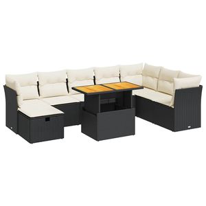 Conjunto de Sofás Negros para Jardín - Product Image 2