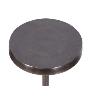 <b>Black</b> Aluminum Drink Accent <b>Table</b> for Small Spaces for Living Room <b>side</b> drink Pedestal Drink <b>Tables</b> - Product Image 2