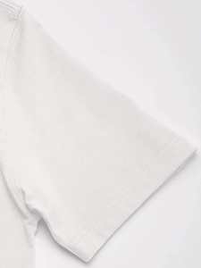 Camiseta Blanca para Hombre, Corte Regular, Mezcla de Algodón, Cuello Redondo, Informal, Básica, Personalizable con Etiqueta Privada - Product Image 4