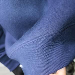 Sudadera HAYES con cuello simulado, 450 GSM, bordado con nombre personalizado, corte holgado, 100% algodón, felpa francesa. - Product Image 5