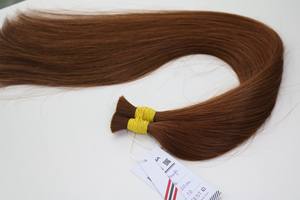 Extensions de cheveux en vrac les plus vendues Cheveux vietnamiens Double noyés 100 grammes Couleur foncée 16 pouces - Product Image 2