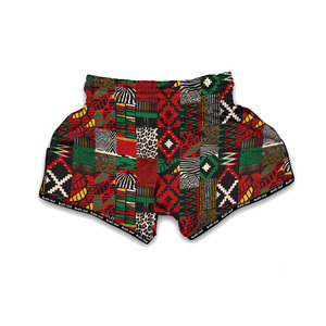Shorts de Muay Thai personnalisés avec logo brodé en gros - 100% polyester 140g, séchage rapide, unisexe, pour boxe, MMA, kickboxing - Product Image 4
