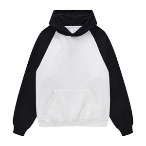 Sweat à capuche homme avec poche kangourou, logo personnalisé, couleur unie, respirant, style streetwear, coton/polaire - Product Image 3