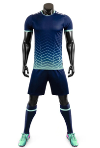 Men's Sublimated <b>Soccer</b> Jersey Crew Neck Short Sleeve Moisture Wicking Fitted Gradient Color All Seasons - Product Image 6