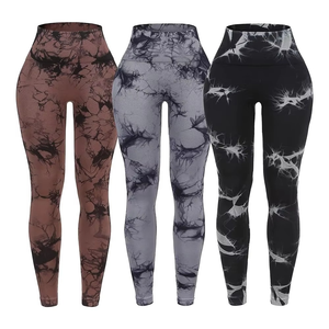 Women's Sports <b>Legging</b> Tight Solid Breathable Polyamide High Waist Overlap V <b>Shape</b> Gym Yoga Fitness Leggin - Product Image 1