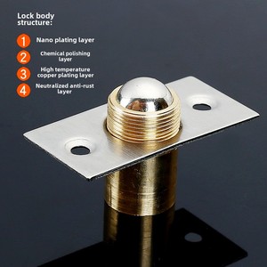 KTV-Specific Pure Copper <b>Door</b> <b>Beads</b> Stainless Steel Stopper Top Lock Concealed Spring <b>Beads</b> for <b>Doors</b> - Product Image 4