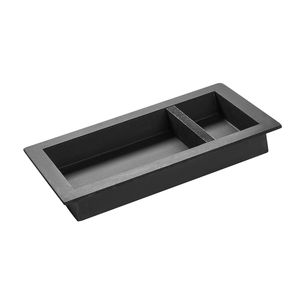 Niche de douche murale moderne 16x28x4 pouces avec séparateur mobile, organiseur de rangement carré pour savon/shampooing pour salle de bain - Product Image 2