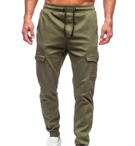 Custom Casual Multi Pocket Straight Outdoor Cargo Pants Men's Elastic Tactical Pants <b>Trousers</b> Made in Pakistan Custom Logo Pants - Product Image 1