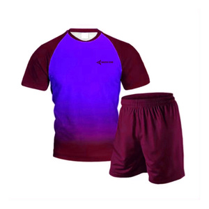 DAIZEN STAR Men's Soccer Jersey <b>Set</b> Gradient Color Sublimated Moisture Wicking Sleeveless Uniform Apparel Athletic Front Custom - Product Image 3