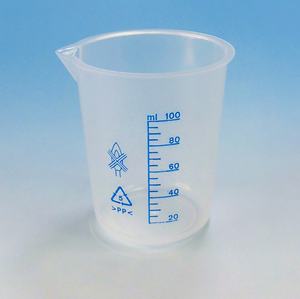 Griffin Squat Form PP Blue Graduado Beaker 5L OEM - Product Image 6