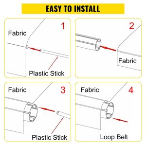 Tende da sole motorizzate per camper da 20 piedi, tendalino in tessuto per roulotte con tubo avvolgibile in vinile per patio, campeggio, auto, furgone, SUV, tendalino per camper - Product Image 4