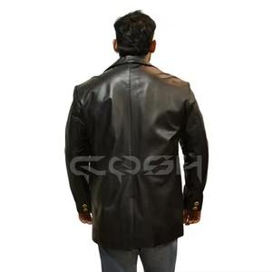 Chaqueta Casual Ligera de Cuero Negro para Hombre OEM/ODM |   Pedidos al por mayor personalizados disponibles - Product Image 4