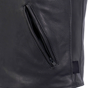 Gilet de motard en cuir véritable personnalisé de haute qualité 2026 – Gilet de moto épais sur mesure en cuir - Product Image 4