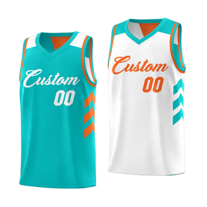 Maillots de basket-ball personnalisés OEM de haute qualité, sublimés, fournisseur en gros, fabricant direct d'usine - Product Image 2