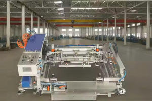 Impresora de pantalla plana automática, Modelo como nuevo, para impresión plana en papel de vidrio plástico y hojas de metal, modelo accionado por aire, modelo de pantalla plana, modelo de impresión - Product Image 4