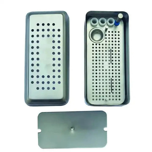Kit de Cirugía Dental Ergonómico Reutilizable con Caja de PRF Manual, Bandeja y Cuenco con Acabado Pulido, Instrumentos de Acero Inoxidable para Implantes y Puente Óseo, CE - Product Image 4