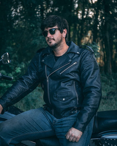 Veste en cuir PU de haute qualité pour homme, automne-hiver 2026, veste en cuir à capuche, veste en cuir de motard pour homme - Product Image 4