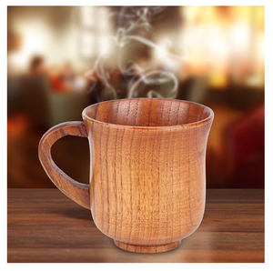 Tasse à café en bois massif, grain naturel, accessoires de cuisine, avec logo personnalisé et prix de gros - Product Image 4