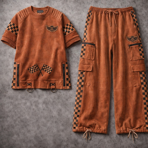 Conjunto Deportivo Unisex Inspirado en Motociclistas, Transpirable, con Sudadera con Capucha, Camiseta y Pantalones Deportivos, Estilo Urbano - Product Image 1