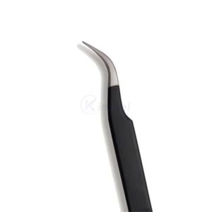 Pinzas para Extensión de Pestañas Color Oro Rosa, Pinzas Curvas de Alta Precisión, Herramientas de Belleza Profesionales para Maquillaje, Marca Privada - Product Image 3