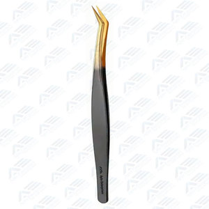Precision <b>Lash</b> Tool Professional Beauty Instrument <b>Lash</b> Extensions and Personal High-Quality Stainless Steel Eyelash Tweezers - Product Image 6