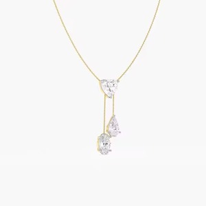 Customized Round Shape Moissanite Diamond Bracelet Bezel Setting 18K Yellow/ White/ <b>Rose</b> Gold Diamond Bracelet for Women - Product Image 3