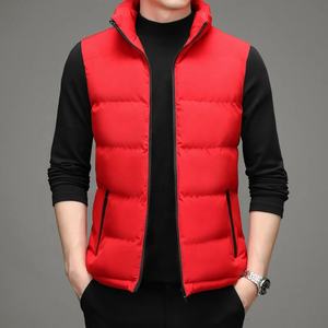 Chaqueta de chaleco para hombre 2024, chaqueta cálida sin mangas para otoño e invierno, chaleco informal con cuello levantado, chaleco deportivo de alta calidad para hombre - Product Image 2