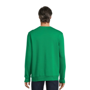 Sudaderas de cuello redondo personalizadas 100% algodón para hombre, temporada de invierno, ajuste slim, estampadas, informales, tallas grandes. - Product Image 3