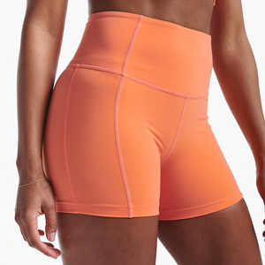 Shorts de compression taille haute personnalisés pour femmes, légers, pour la gym, le fitness, la course à pied, l'entraînement sportif, fabrication OEM - Product Image 6