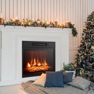 เตาผิงไฟฟ้าแบบปรับได้ขนาด 18 นิ้ว พร้อมเปลวไฟ LED คุณภาพพรีเมียม - Product Image 2