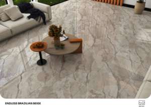 กระเบื้องพอร์ซเลนเคลือบเงา ดีไซน์หรูหรา ขนาด 600x1200 มม. กระเบื้องปูพื้นและผนังขนาดใหญ่ สำหรับตกแต่งภายในสุดหรู - Product Image 4