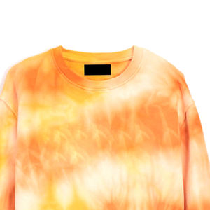 เสื้อสเวตเชิ้ตคอกลมผู้ชายลายมัดย้อม ผ้าฟลีซสั่งทำ แบรนด์ส่วนตัว ผู้ผลิตเสื้อผ้าขายส่ง รับผลิตโลโก้ตามสั่ง ซัพพลายเออร์ แบรนด์สหรัฐอเมริกาและยุโรป - Product Image 3