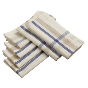 Striped Cotton Child-Proof <b>Kitchen</b> <b>Towels</b> Set with Colorful Borders Yarn Dyed for Home Use - Product Image 3