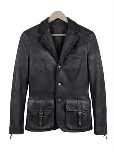 <b>Men's</b> White Notched Lapel Blazer Single Breasted With <b>Black</b> Trim Pockets Regular Sleeve Wool Blend Coat - Product Image 4