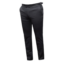 Pantalon décontracté pour homme vert olive à séchage rapide avec taille élastique et poches latérales, léger pour le printemps