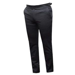 Pantalon décontracté pour homme vert olive à séchage rapide avec taille élastique et poches latérales, léger pour le printemps - Product Image 2