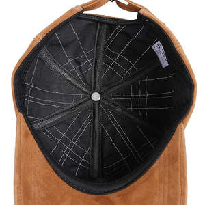 Nuevas Gorras de Béisbol Unisex de Cuero Gamuza Genuino para Hombre y Mujer - Correa Trasera Ajustable, Venta al Por Mayor, Personalizadas, de Moda, OEM, Precio Económico - Product Image 5