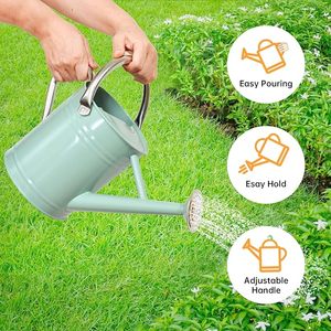 Arrosoir en métal vintage pour plantes d'extérieur et jardinage - Product Image 4