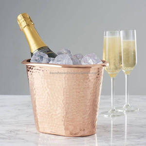 Cubo de Hielo de Acero Inoxidable Dorado Personalizado al por Mayor, Ecológico, con Capacidad de 10L, para Camping, Bar, Restaurante, Botellas de Vino - Product Image 3