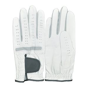 Gants de golf sur mesure haut de gamme en cuir Cabretta et PU, design hybride, personnalisation de la marque, tailles homme, OEM Xiamen, durabilité, sport - Product Image 1
