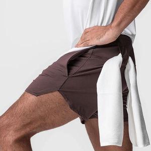 Pantalones Cortos Deportivos Transpirables para Hombre, Personalizados, 100% Poliéster, Cintura Elástica, Casuales, para Correr y Gimnasio, Hechos en Pakistán, Venta al Por Mayor Premium - Product Image 4