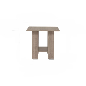 Mesa de Centro Rectangular Contemporánea de Madera Laminada en Roble Oscuro para Sala de Estar, Muebles para el Hogar - Product Image 4