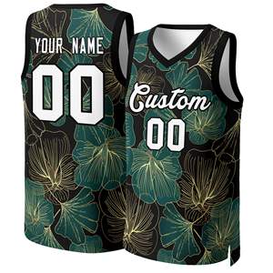 Maillots de basketball personnalisés en sublimation, légers et respirants en polyester pour l'entraînement d'équipe, tenue de basketball imprimée pour l'été - Product Image 1