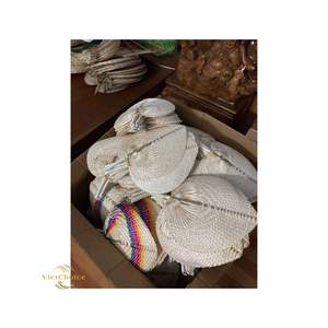 Éventail en bambou tissé à la main de qualité supérieure, outil de refroidissement naturel manuel, portable pour l'extérieur et la maison, artisanat vietnamien - Product Image 4