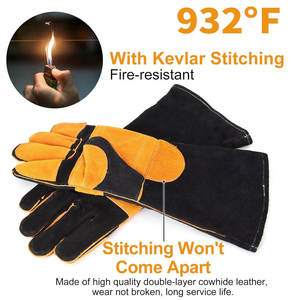 Mechanical Durable & Safe Leather Winter Waterproof Welding Gloves High Quality Reasonable Price Bulk Quantity Tig Gloves - Product Image 1