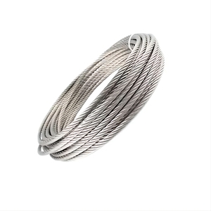 Venta Directa de Fábrica, Cable de Acero Inoxidable Hecho en China 7x19 Grado 304/316, Servicios de Doblado y Corte, Estándar ASTM - Product Image 1
