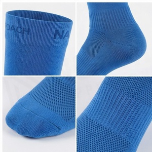 North Approach Crew Athletic <b>Socks</b> Blue Breathable <b>Running</b> <b>Socks</b> for Adults Summer Season - Product Image 4