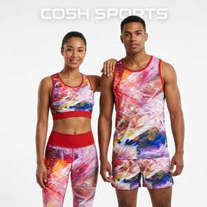 Conjunto de Ropa de Yoga con Estampado Abstracto de Primera Calidad, Hecho a Medida, Unisex |   Fabricante de Ropa Deportiva de Alta Elasticidad - Product Image 1