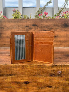 Portefeuille à deux volets en cuir véritable pour hommes porte-cartes en cuir véritable Crunch portefeuilles de luxe de couleur marron meilleur cadeau pour lui - Product Image 6